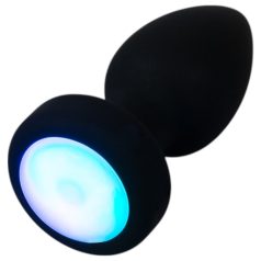 ANOS - Illuminating Vibrating Anal Plug (Black)