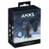 ANOS - light‑up vibrating anal plug (black)