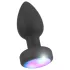 ANOS - light‑up vibrating anal plug (black)