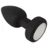 ANOS - light‑up vibrating anal plug (black)