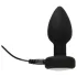 ANOS - light‑up vibrating anal plug (black)
