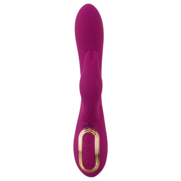 Javida - 3in1 Beaded Rotating Vibrator (Purple)