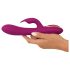 Javida - 3in1 Beaded Rotating Vibrator (Purple)