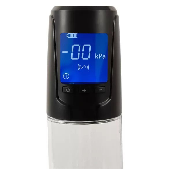 Mister Boner - Rechargeable Automatic Penis Pump (Black-Clear)