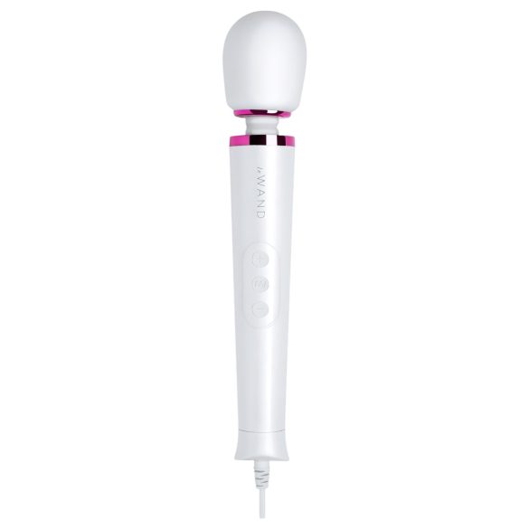 Le Wand Petite Plug-In - White Massaging Vibrator