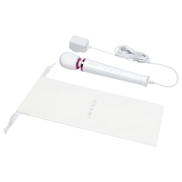 Le Wand Petite Plug-In - White Massaging Vibrator