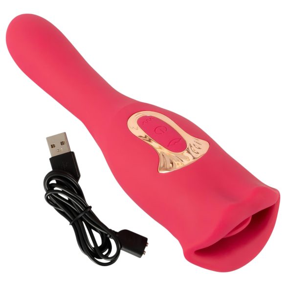 You2Toys - 2in1 Tongue Vibrator (Pink)