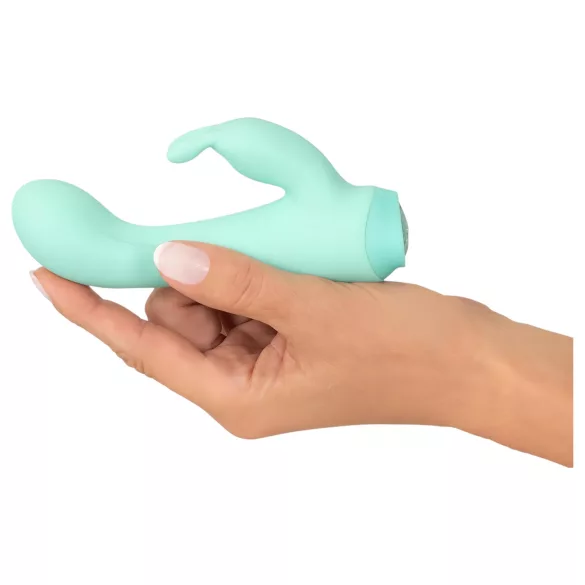 Cuties Mini 4 - Rechargeable, Waterproof, Rabbit Vibrator (Green)