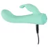 Cuties Mini 4 - Rechargeable, Waterproof, Rabbit Vibrator (Green)