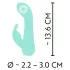 Cuties Mini 4 - Rechargeable, Waterproof, Rabbit Vibrator (Green)