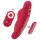 Smile - wearable, rechargeable, remote‑control knicker vibrator (red)