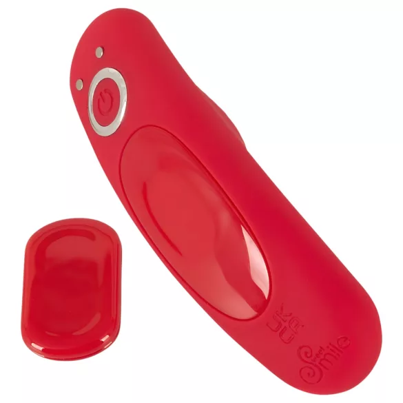 Smile - Rechargeable, Remote-Controlled Red Vibrating Panties