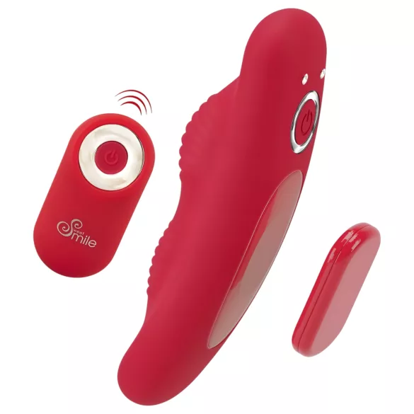 Smile - Rechargeable, Remote-Controlled Red Vibrating Panties