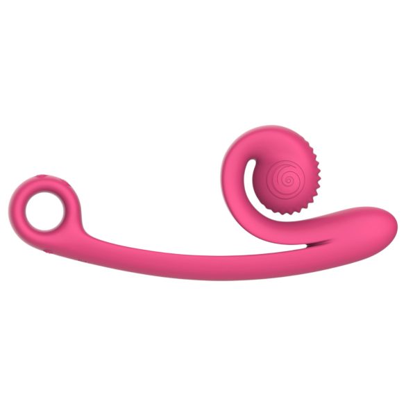 Snail Vibe Curve - 2-in-1 Clitoral Vibrator (Pink)