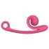 Snail Vibe Curve - 2-in-1 Clitoral Vibrator (Pink)