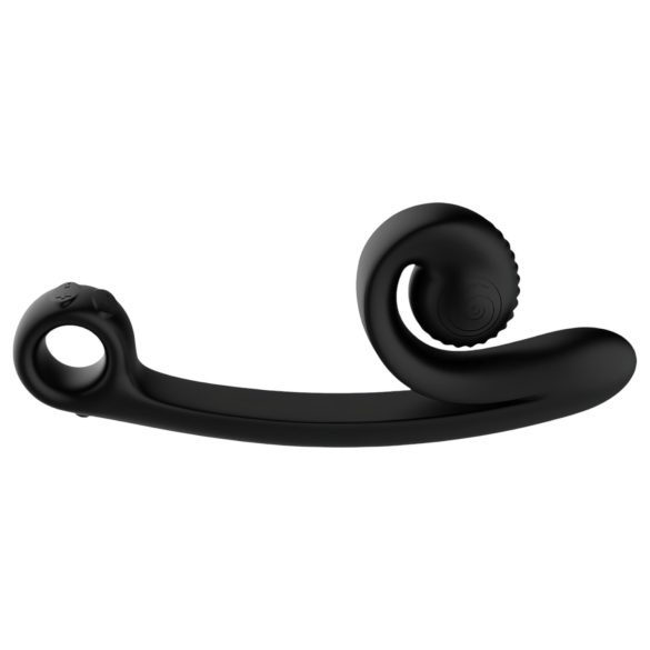 Snail Vibe Curve - 2-in-1 Clitoral Vibrator (Black)