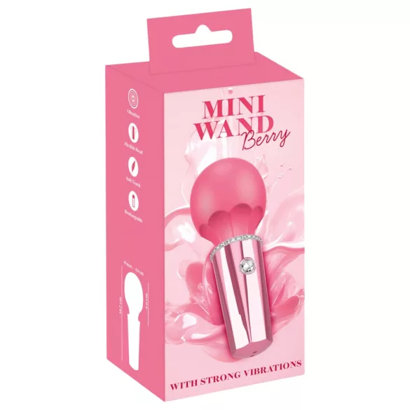 You2Toys Mini Wand - Rechargeable Pink Massager Vibrator