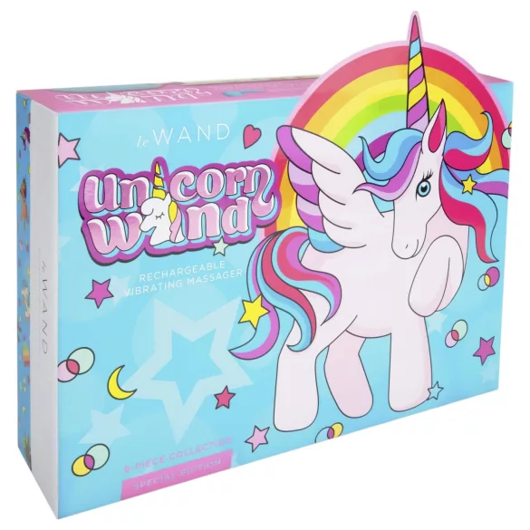 le Wand Unicorn - massage vibrator set (rainbow)
