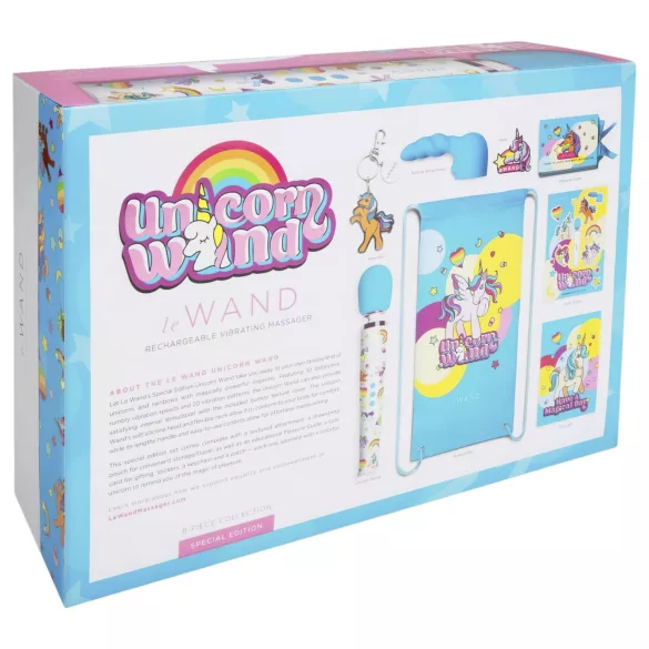 le Wand Unicorn - massage vibrator set (rainbow)
