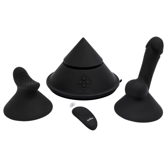 The Cowgirl Cone - Smart Sex Machine with Attachments (Black)