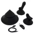 The Cowgirl Cone - Smart Sex Machine with Attachments (Black)