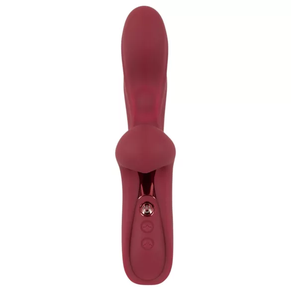 Javida 2-Function Rabbit - Rechargeable Clitoral Vibrator (Red)
