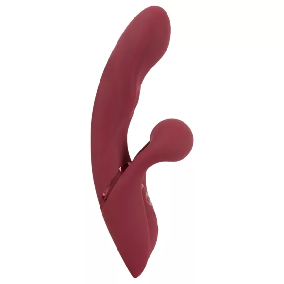 Javida 2-Function Rabbit - Rechargeable Clitoral Vibrator (Red)