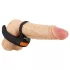 Rebel - Vibrating Black Penis Ring & Testicle Vibrator