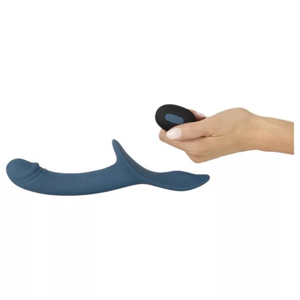 You2Toys - Strap-On Vibrator Set (Black-Blue)