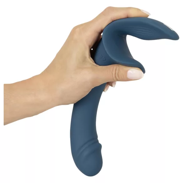 You2Toys - Strap-On Vibrator Set (Black-Blue)