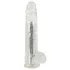 Crystal - Vibrator with suction cup (transparent)