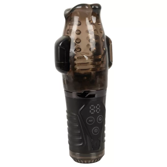 Stroker - Suction & Vibrating Pleasure Device (Gray)