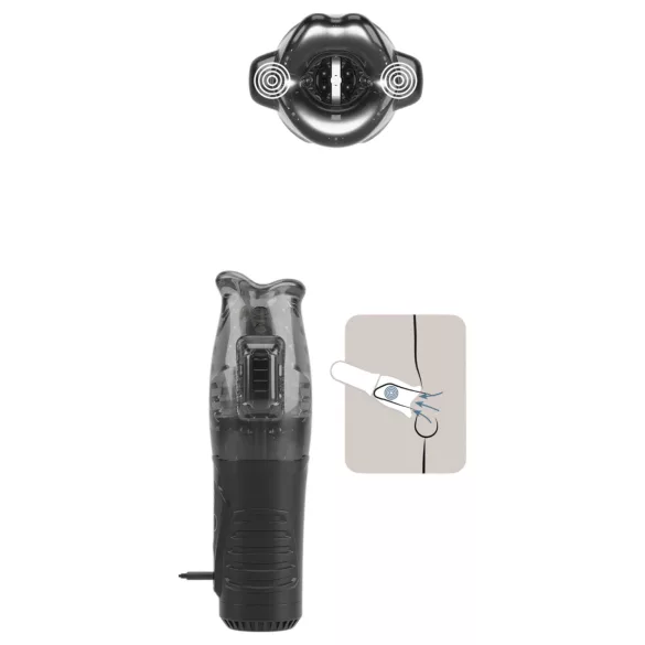 Stroker - Suction & Vibrating Pleasure Device (Gray)