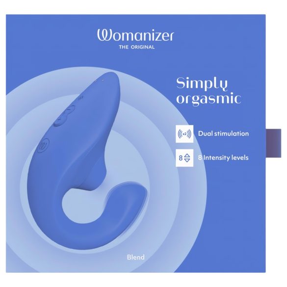 Womanizer Blend - G-spot vibrator and clitoral stimulator (blue)