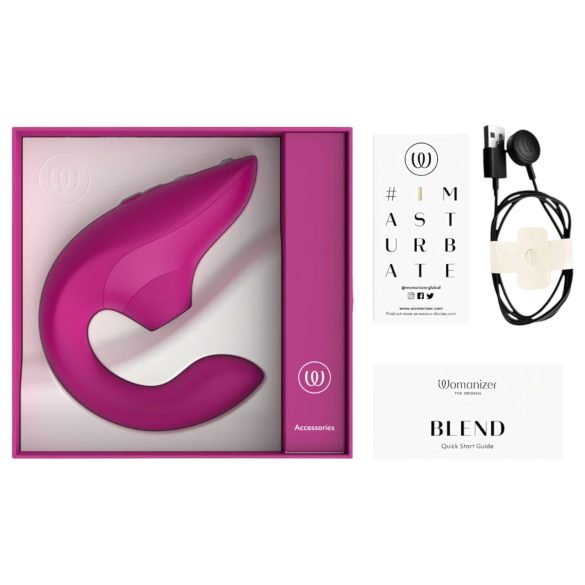 Womanizer Blend - G-spot vibrator and clitoral stimulator (pink)