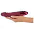 Beau Coeur Varelo - realistic, rechargeable silicone vibrator (red)
