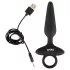 ANOS - Vibrating Anal Plug with Handle (Black)