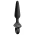 ANOS - Vibrating Anal Plug with Handle (Black)