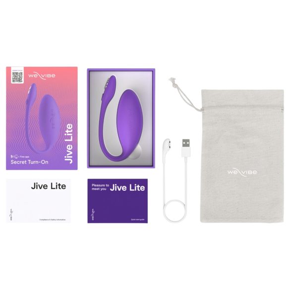 We-Vibe Jive Lite - Rechargeable Smart Vibrating Egg (Purple)