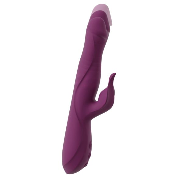 Javida - 3-in-1 Thrusting & Rotating Beaded Vibrator (Purple)