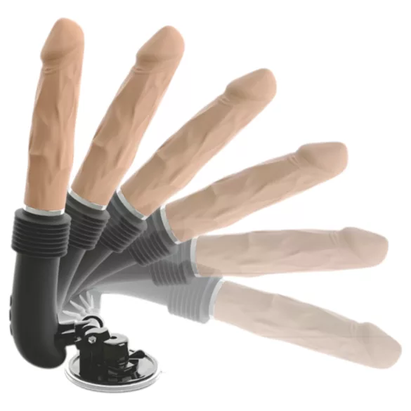 You2Toys RC Passion Machine Flesh - Thrusting Vibrator (Black)