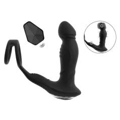 Rebel - thrusting prostate vibrator (black)