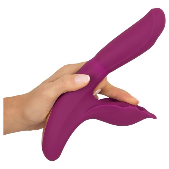 Javida - 4in1 G-Spot & Clitoral Stimulator Vibrator (Purple)