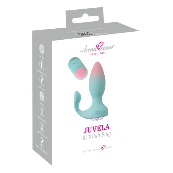Beau Coeur Juvela - Vibrating Anal Plug (Turquoise)