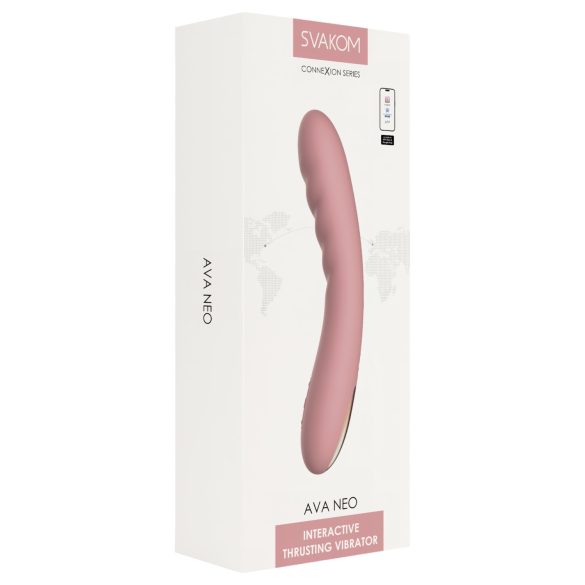 Svakom Ava Neo - Smart Thrusting Vibrator (Pink)