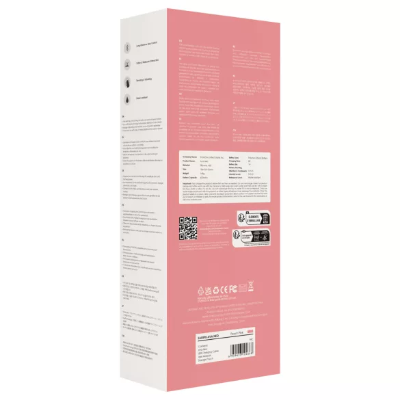 Svakom Ava Neo - smart app-controlled thrusting G-spot vibrator (pink)