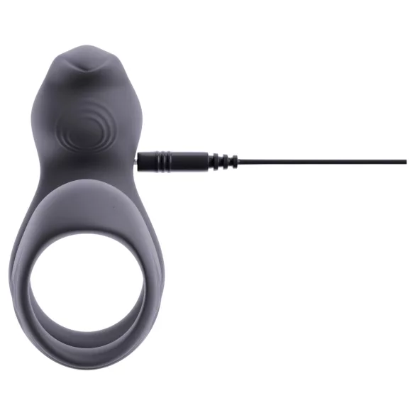 Beau Coeur Vylor - Grey Pleasure Ring with Clitoral Teaser