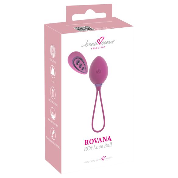 Beau Coeur Rovana - Vibrating Love Egg (Purple)