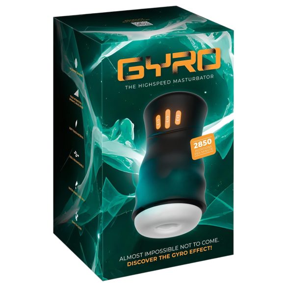 You2Toys Gyro - Rotating & Vibrating Masturbator (Black)