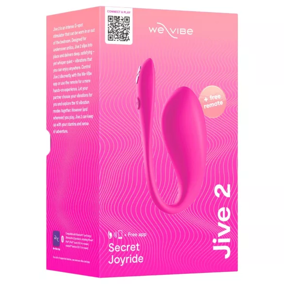 We-Vibe Jive 2 - wearable, remote‑controlled G‑spot vibrator (pink)